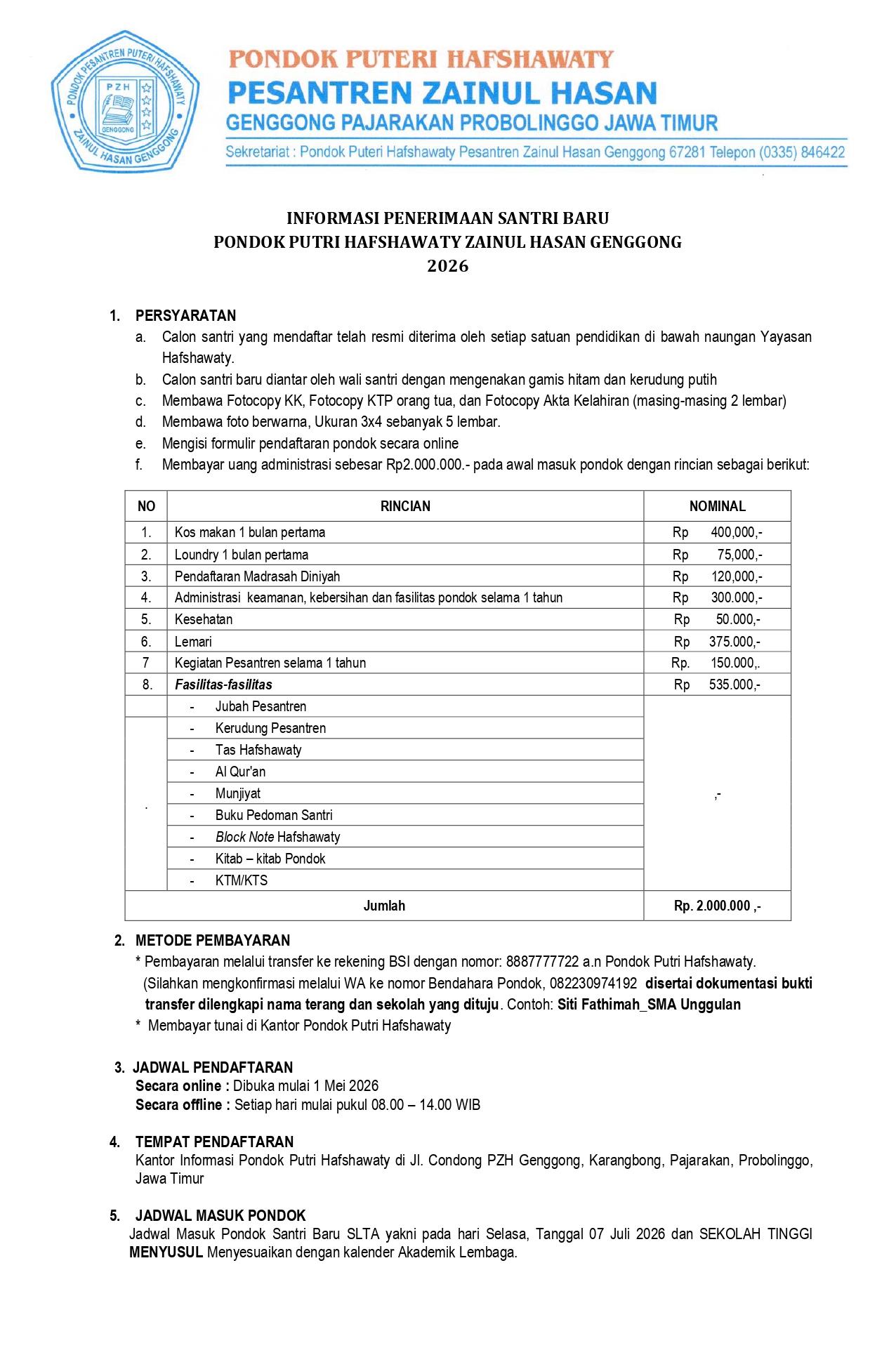 Biaya Halaman 1